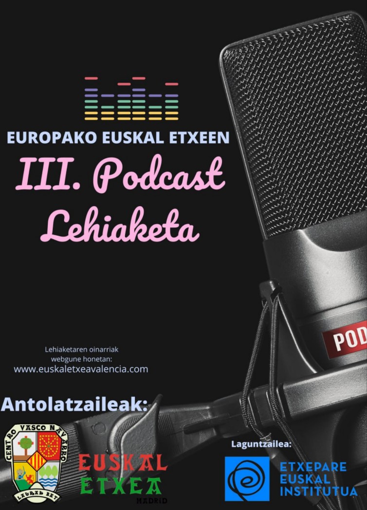 EuskalEtxeen Euskarazko III.Podcast lehiaketa 2025